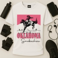 Oklahoma Smokeshow Western Oklahoma Smokeshow Cooling Performance Crew T-Shirt