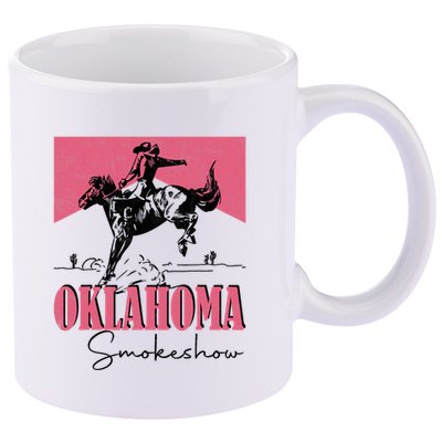 Oklahoma Smokeshow Western Oklahoma Smokeshow 11oz C Handle Ceramic Mug