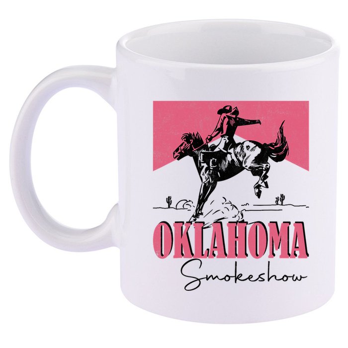 Oklahoma Smokeshow Western Oklahoma Smokeshow 11oz C Handle Ceramic Mug