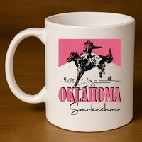 Oklahoma Smokeshow Western Oklahoma Smokeshow 11oz C Handle Ceramic Mug