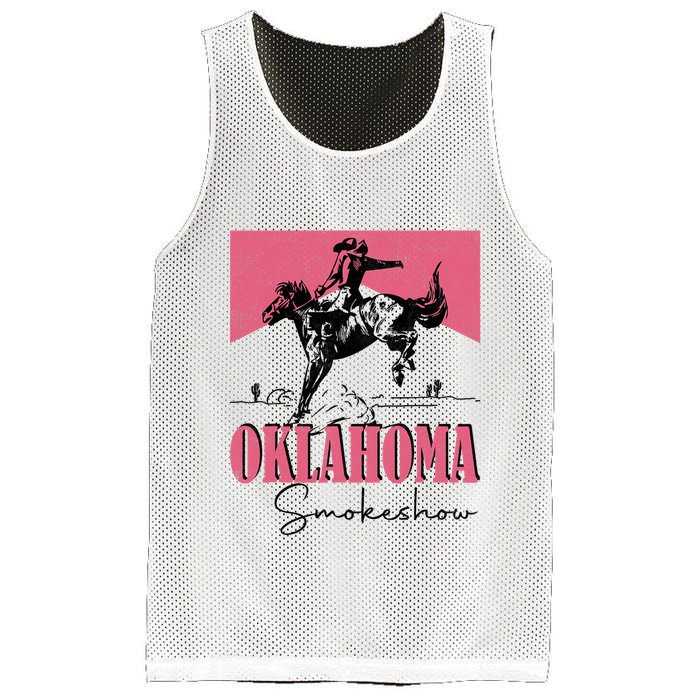 Oklahoma Smokeshow Western Oklahoma Smokeshow Mesh Reversible Basketball Jersey Tank
