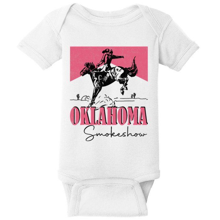Oklahoma Smokeshow Western Oklahoma Smokeshow Baby Bodysuit
