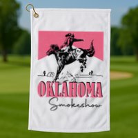 Oklahoma Smokeshow Western Oklahoma Smokeshow Golf Towel