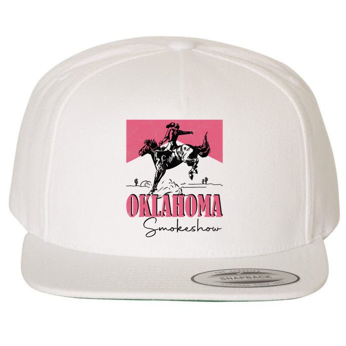 Oklahoma Smokeshow Western Oklahoma Smokeshow Wool Snapback Cap