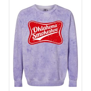 Oklahoma Smokeshow Western Country Music Colorblast Crewneck Sweatshirt