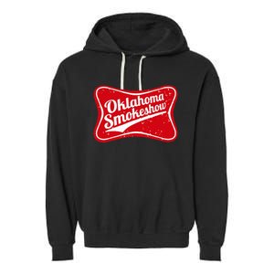 Oklahoma Smokeshow Western Country Music Garment-Dyed Fleece Hoodie