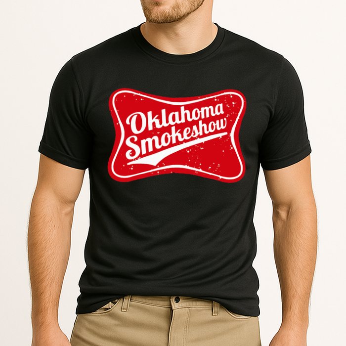Oklahoma Smokeshow Western Country Music Cooling Performance Crew T-Shirt