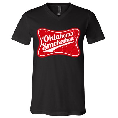 Oklahoma Smokeshow Western Country Music V-Neck T-Shirt