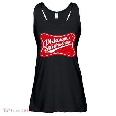 Oklahoma Smokeshow Western Country Music Ladies Essential Flowy Tank