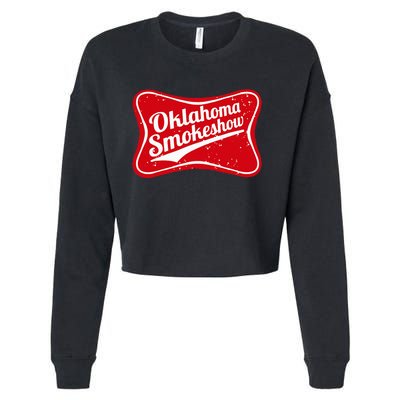 Oklahoma Smokeshow Western Country Music Cropped Pullover Crew