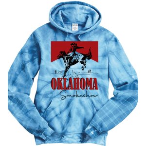 Oklahoma Smokeshow Western Oklahoma Smokeshow Cowboy Tie Dye Hoodie