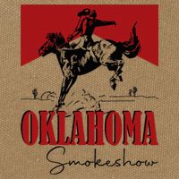 Oklahoma Smokeshow Western Oklahoma Smokeshow Cowboy Cotton Canvas Backpack