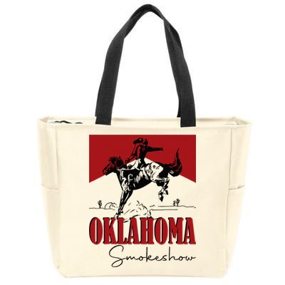 Oklahoma Smokeshow Western Oklahoma Smokeshow Cowboy Zip Tote Bag