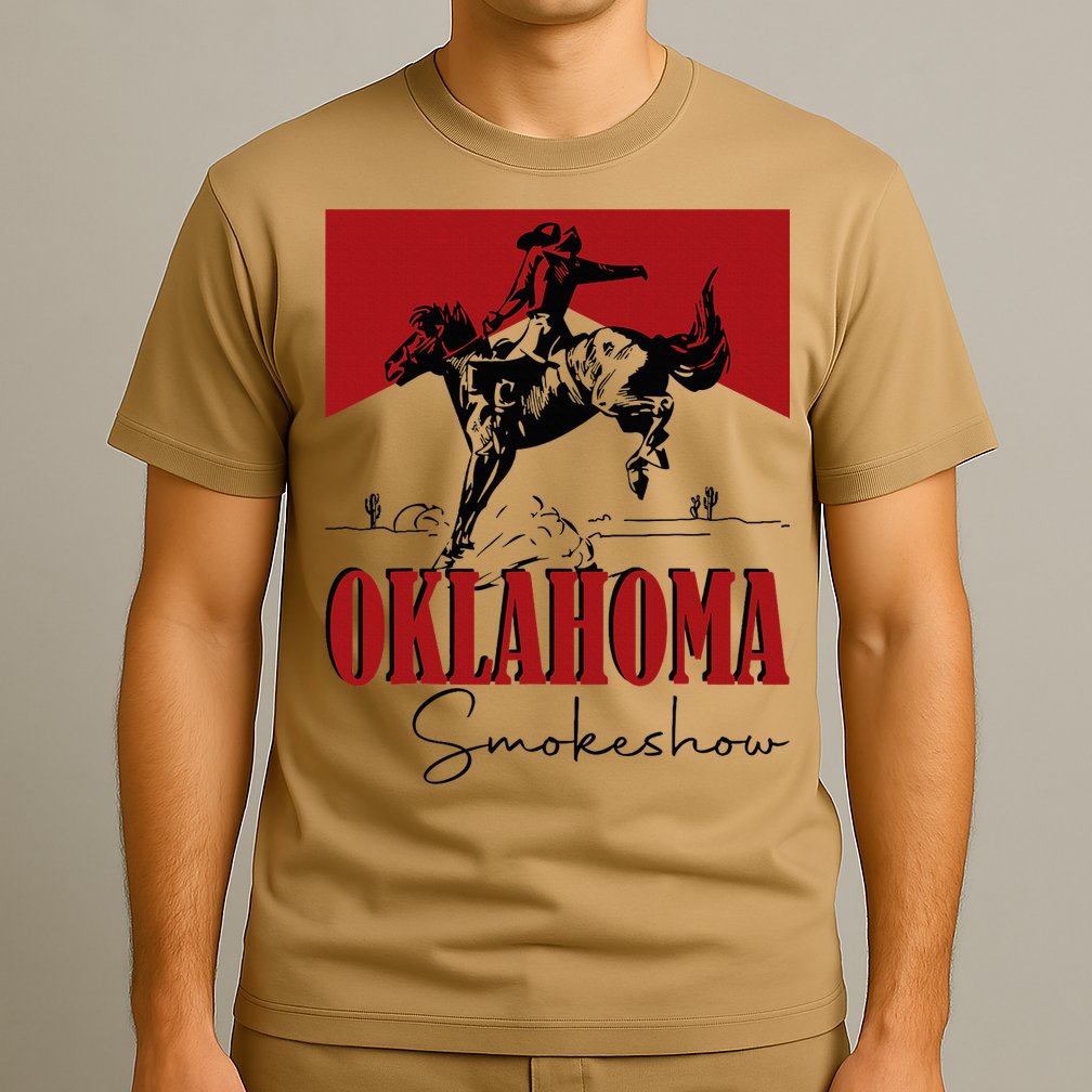 Oklahoma Smokeshow Western Oklahoma Smokeshow Cowboy T-Shirt