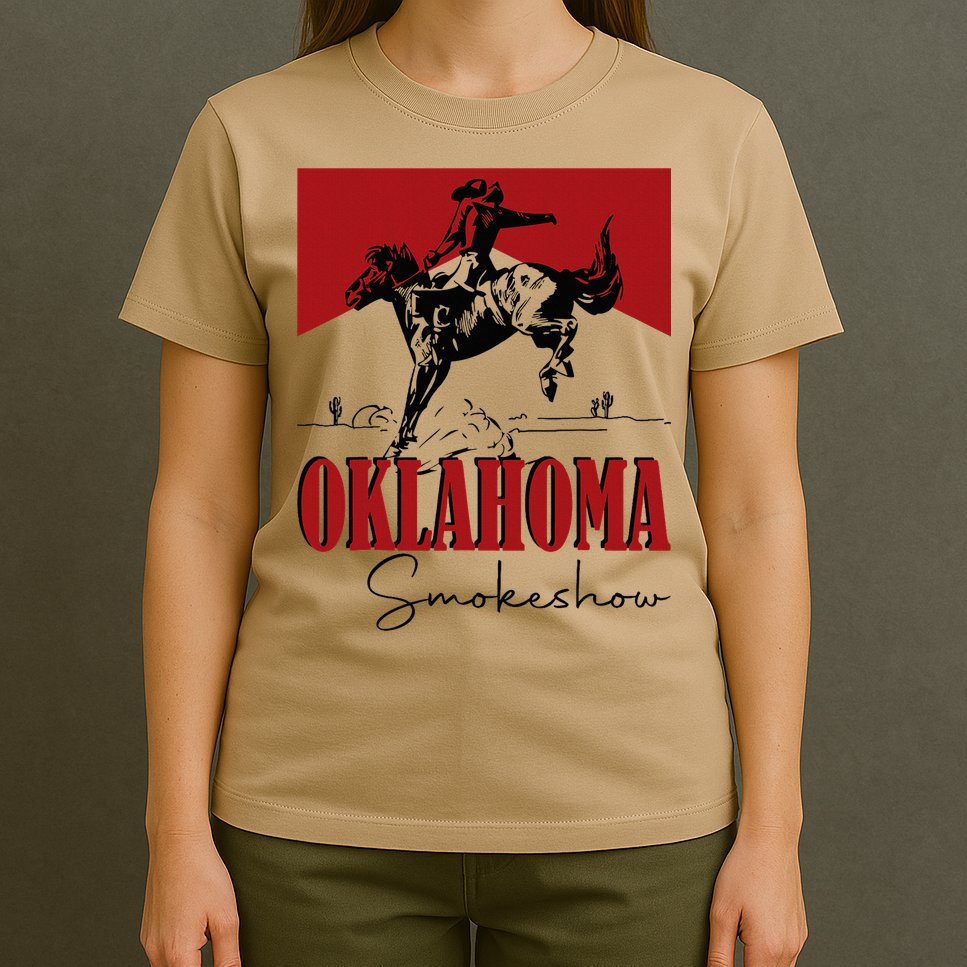Oklahoma Smokeshow Western Oklahoma Smokeshow Cowboy T-Shirt