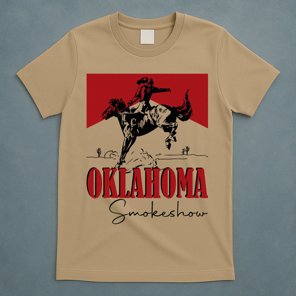 Oklahoma Smokeshow Western Oklahoma Smokeshow Cowboy T-Shirt