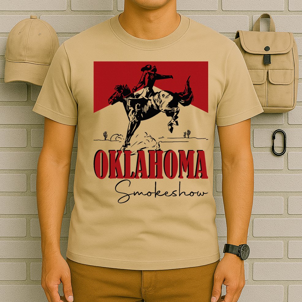 Oklahoma Smokeshow Western Oklahoma Smokeshow Cowboy T-Shirt
