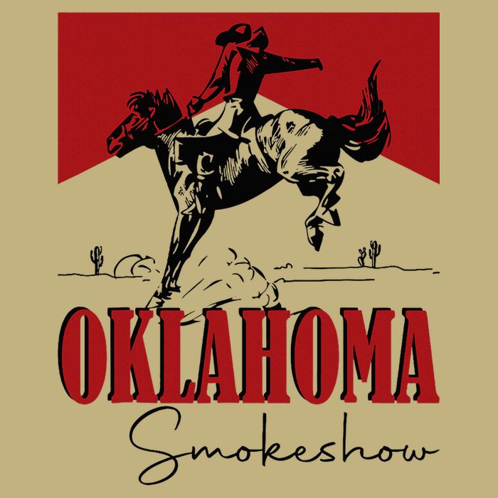 Oklahoma Smokeshow Western Oklahoma Smokeshow Cowboy T-Shirt