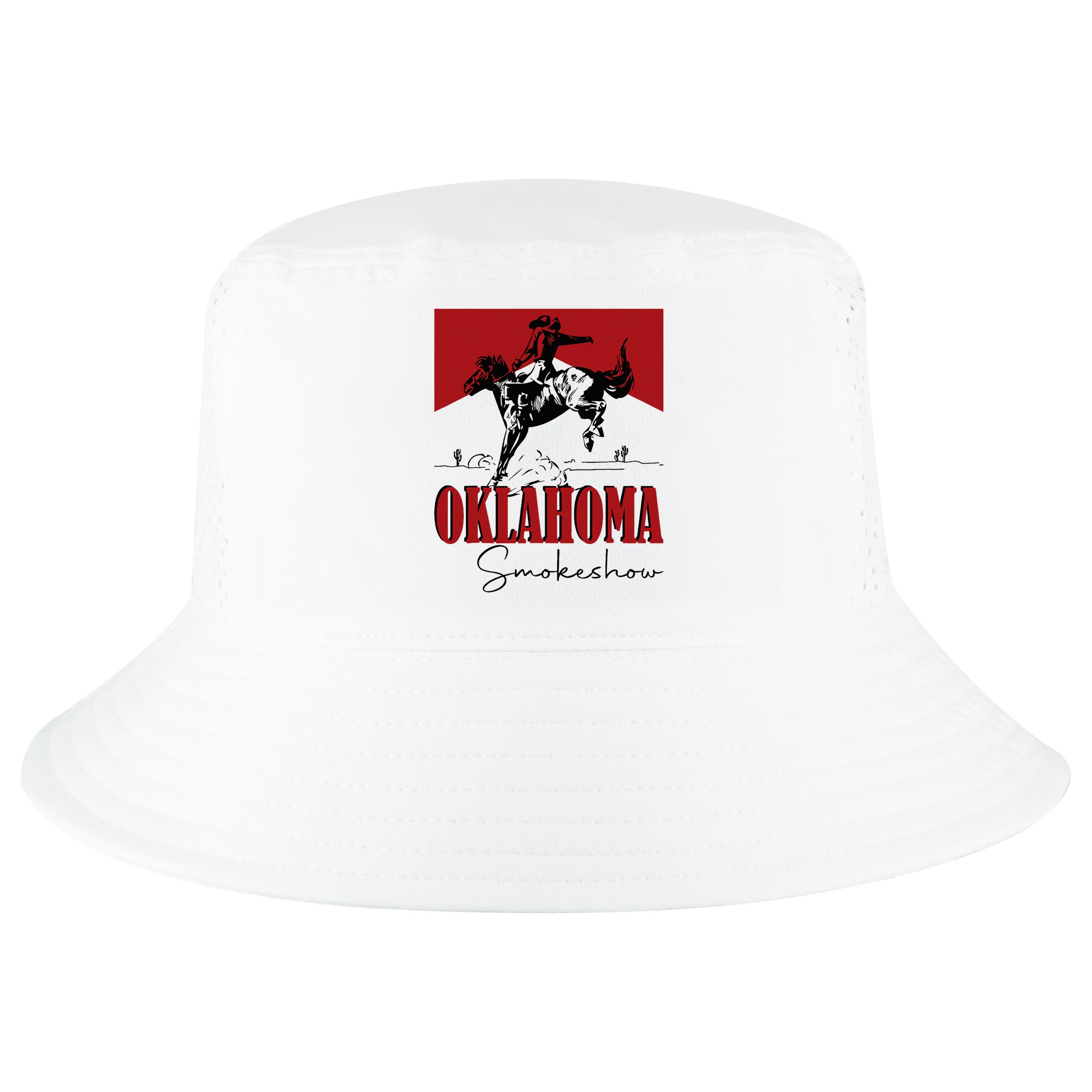 Oklahoma Smokeshow Western Oklahoma Smokeshow Cowboy Cool Comfort Performance Bucket Hat
