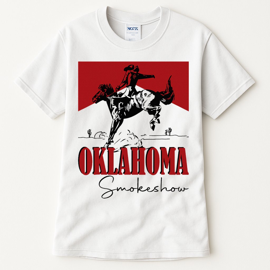 Oklahoma Smokeshow Western Oklahoma Smokeshow Cowboy Tall T-Shirt