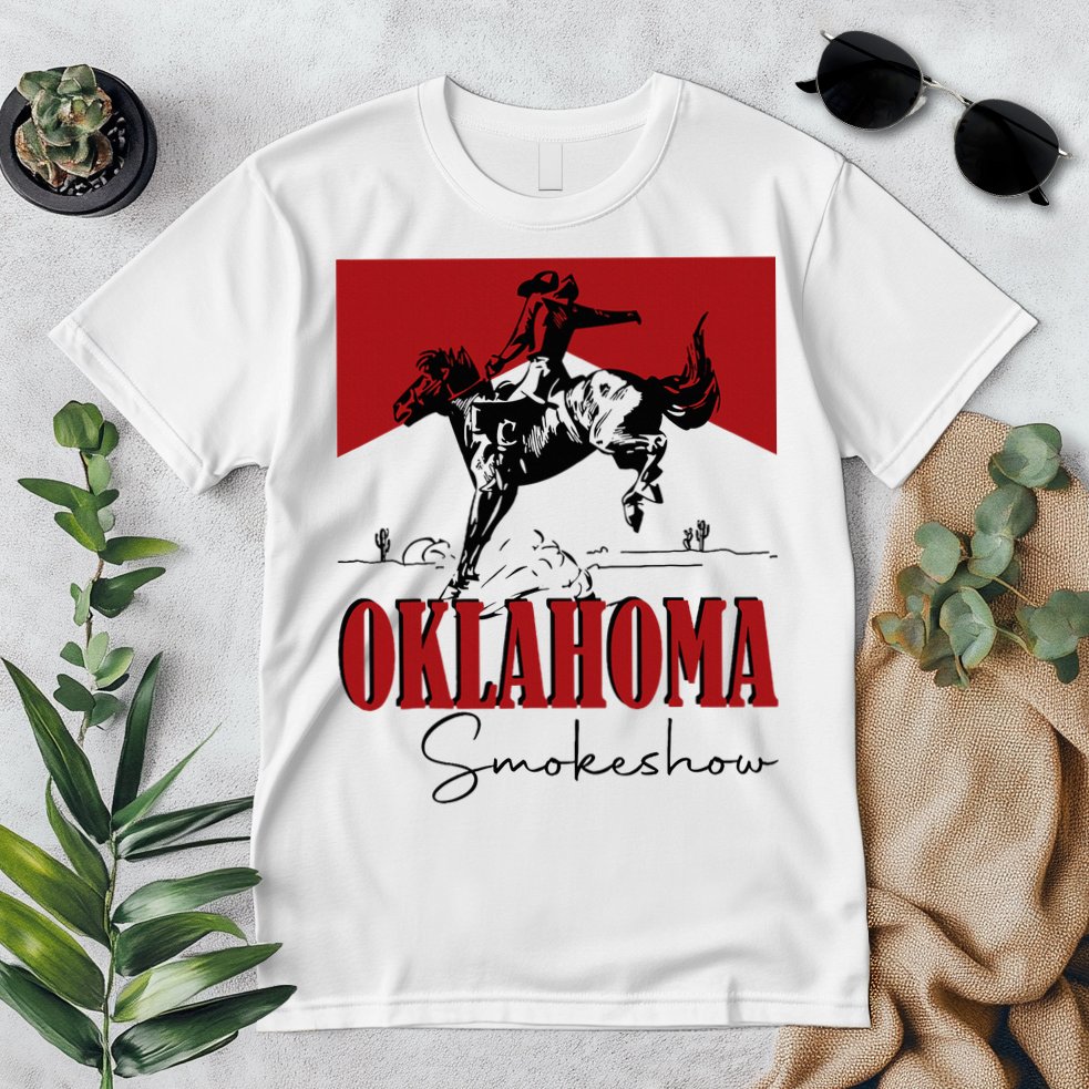 Oklahoma Smokeshow Western Oklahoma Smokeshow Cowboy Premium T-Shirt