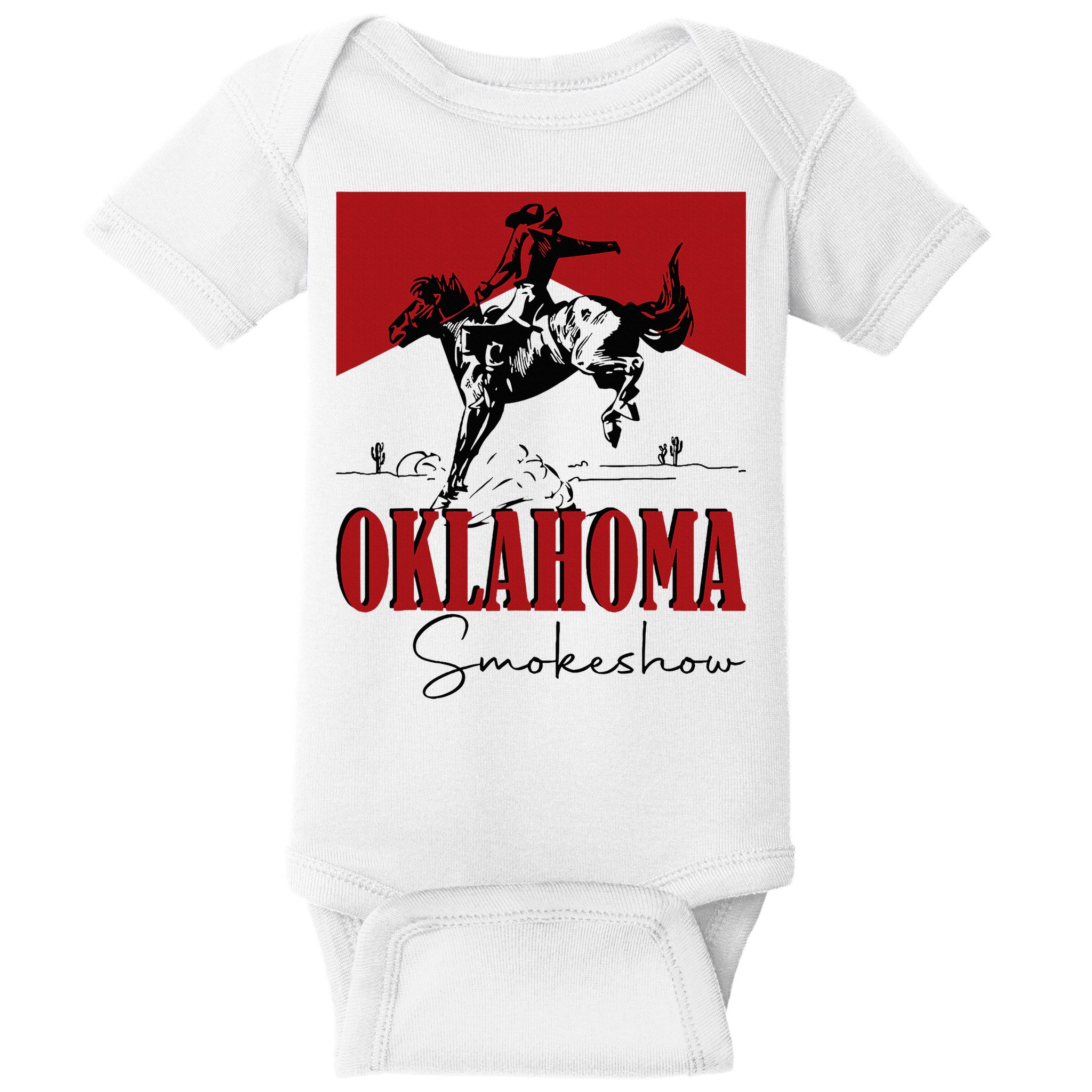 Oklahoma Smokeshow Western Oklahoma Smokeshow Cowboy Baby Bodysuit