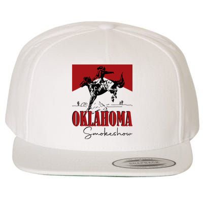 Oklahoma Smokeshow Western Oklahoma Smokeshow Cowboy Wool Snapback Cap