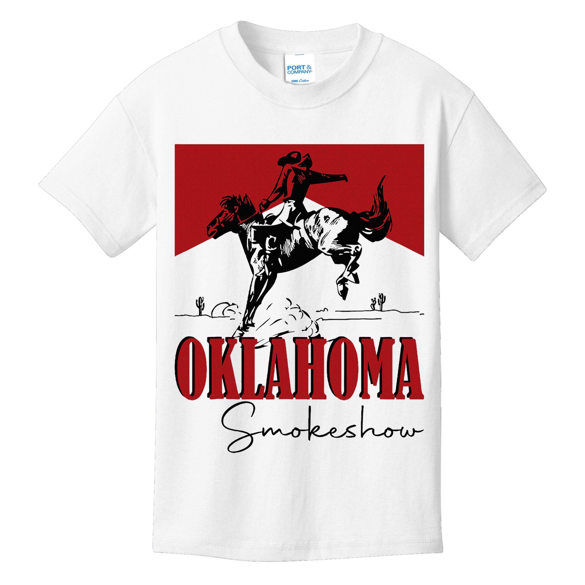 Oklahoma Smokeshow Western Oklahoma Smokeshow Cowboy Kids T-Shirt