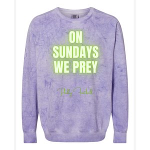 On Sundays We Prey Colorblast Crewneck Sweatshirt