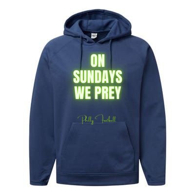 On Sundays We Prey Performance Fleece Hoodie