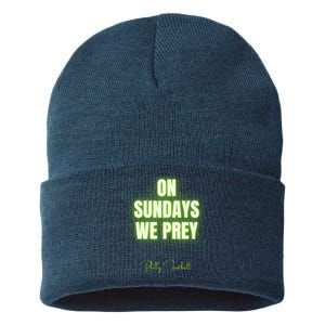 On Sundays We Prey Sustainable Knit Beanie