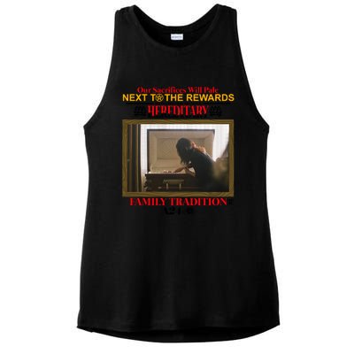 Our Sacrifice Will Pale Next To The Rewards From Director Ari Aster Hereditary Ladies PosiCharge Tri-Blend Wicking Tank