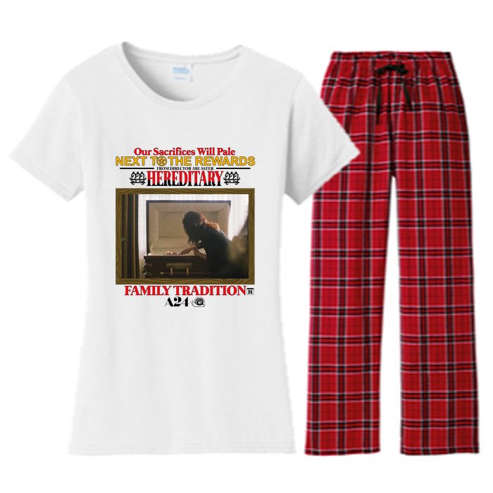 Our Sacrifice Will Pale Next To The Rewards From Director Ari Aster Hereditary Women's Flannel Pajama Set