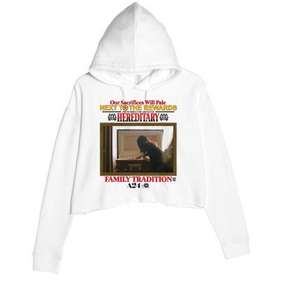 Our Sacrifice Will Pale Next To The Rewards From Director Ari Aster Hereditary Crop Fleece Hoodie