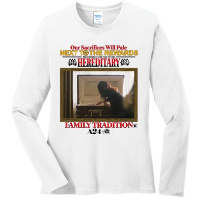 Our Sacrifice Will Pale Next To The Rewards From Director Ari Aster Hereditary Ladies Long Sleeve Shirt