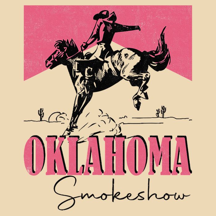 Oklahoma Smokeshow Western Oklahoma Smokeshow Cowboy Rodeo Drawstring Bag