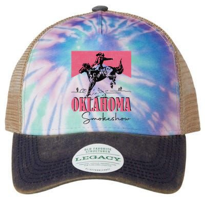 Oklahoma Smokeshow Western Oklahoma Smokeshow Cowboy Rodeo Legacy Tie Dye Trucker Hat