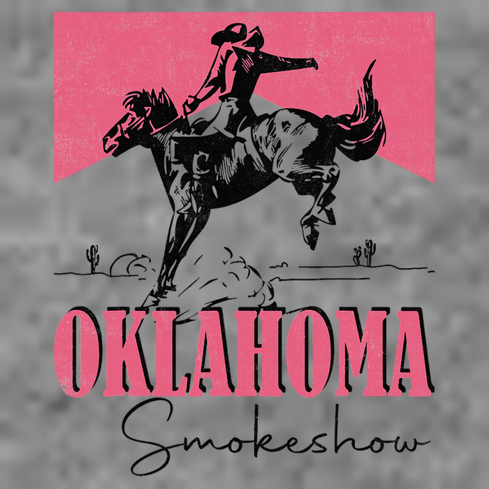 Oklahoma Smokeshow Western Oklahoma Smokeshow Cowboy Rodeo Tall Sweatshirt