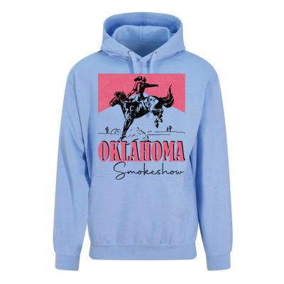 Oklahoma Smokeshow Western Oklahoma Smokeshow Cowboy Rodeo Unisex Surf Hoodie