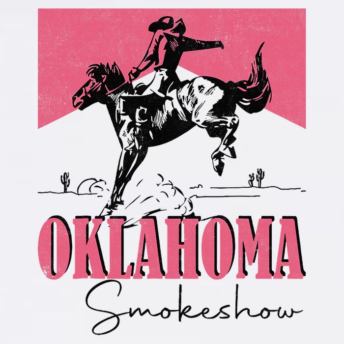 Oklahoma Smokeshow Western Oklahoma Smokeshow Cowboy Rodeo Cool Comfort Performance Bucket Hat