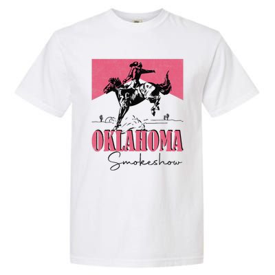 Oklahoma Smokeshow Western Oklahoma Smokeshow Cowboy Rodeo Garment-Dyed Heavyweight T-Shirt