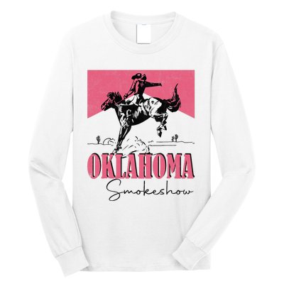 Oklahoma Smokeshow Western Oklahoma Smokeshow Cowboy Rodeo Long Sleeve Shirt