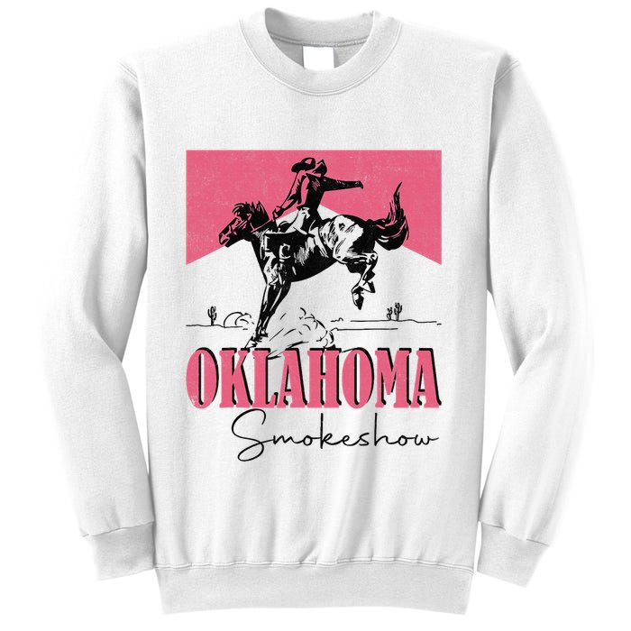 Oklahoma Smokeshow Western Oklahoma Smokeshow Cowboy Rodeo Sweatshirt