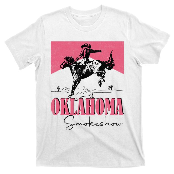 Oklahoma Smokeshow Western Oklahoma Smokeshow Cowboy Rodeo T-Shirt