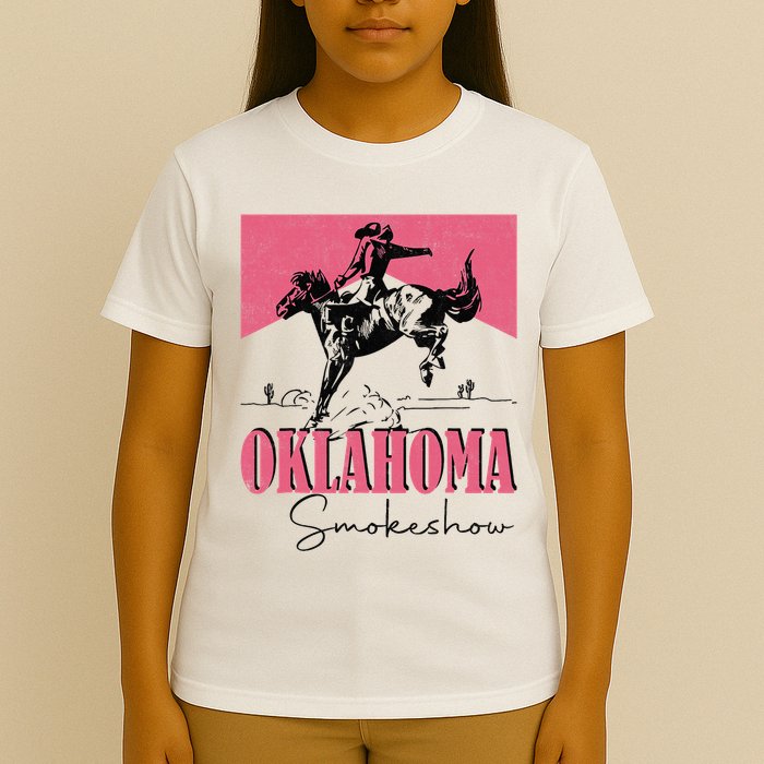 Oklahoma Smokeshow Western Oklahoma Smokeshow Cowboy Rodeo T-Shirt