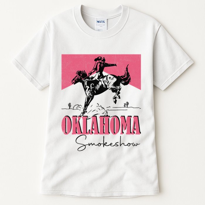 Oklahoma Smokeshow Western Oklahoma Smokeshow Cowboy Rodeo Tall T-Shirt