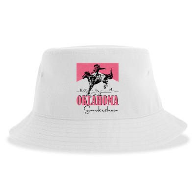 Oklahoma Smokeshow Western Oklahoma Smokeshow Cowboy Rodeo Sustainable Bucket Hat