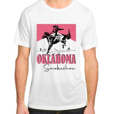 Oklahoma Smokeshow Western Oklahoma Smokeshow Cowboy Rodeo Adult ChromaSoft Performance T-Shirt