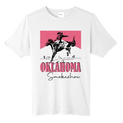 Oklahoma Smokeshow Western Oklahoma Smokeshow Cowboy Rodeo Tall Fusion ChromaSoft Performance T-Shirt