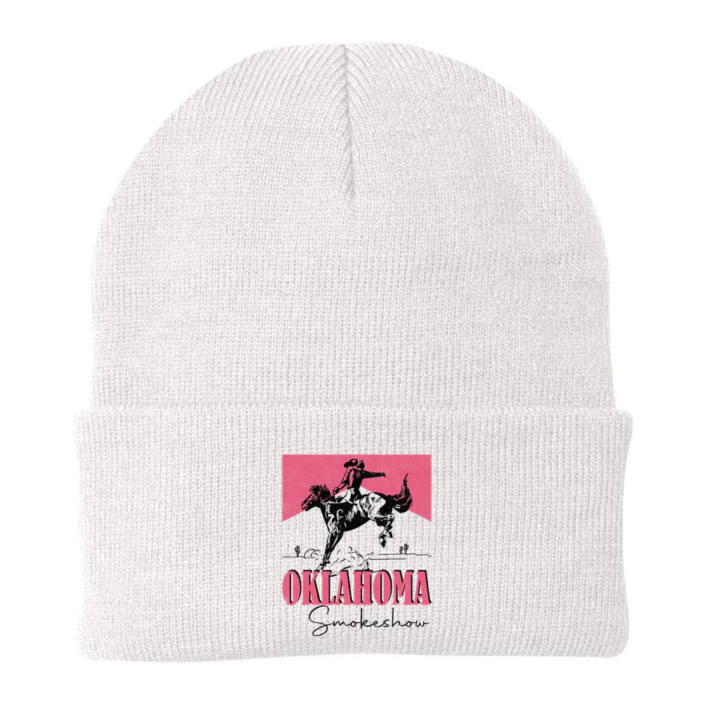 Oklahoma Smokeshow Western Oklahoma Smokeshow Cowboy Rodeo Beanie
